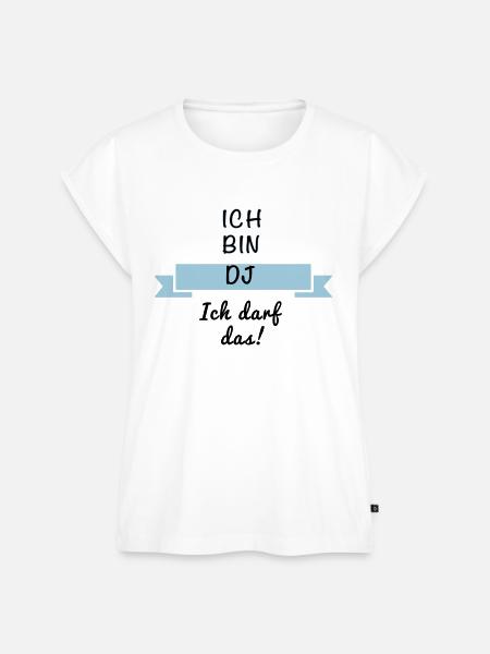 DJ Discjockey - Frauen Premium Bio Top - Weiß