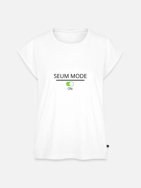 Seum-Modus ein - Frauen Premium Bio Top - Weiß
