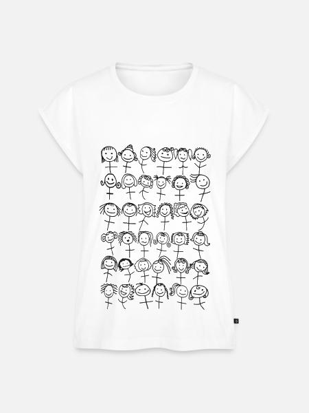 frauenpower - Frauen Premium Bio Top - Weiß