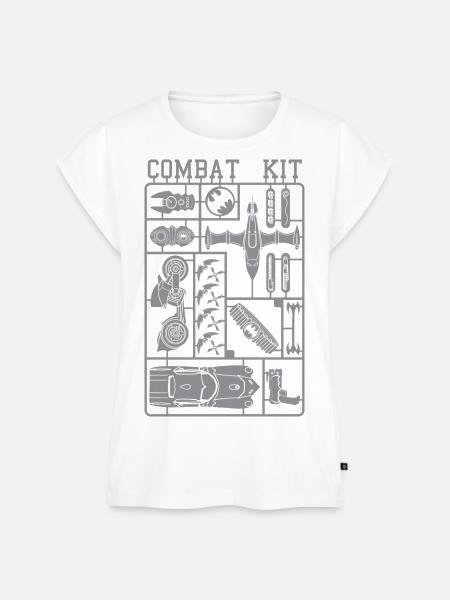 Batman Combat Kit - Frauen Premium Bio Top - Weiß