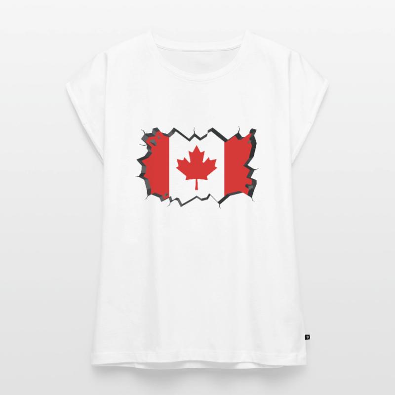 Canada Flag Maple Maple Leaf Maple Leaf Canada Women’s Premium Organic Top