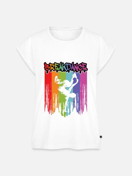 Breakdance Bboy Dancing - Frauen Premium Bio Top - Weiß
