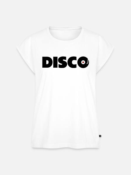Disco - Frauen Premium Bio Top - Weiß