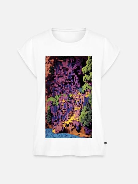 1990 Coast - Frauen Premium Bio Top - Weiß