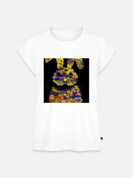 Osterhase - Frauen Premium Bio Top - Weiß