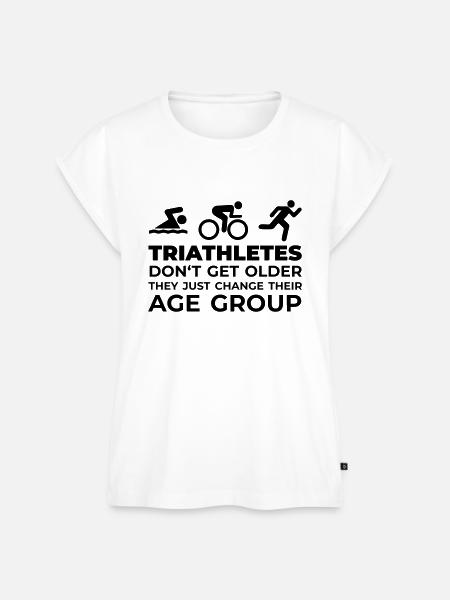 Triathletes - Age Group - Frauen Premium Bio Top - Weiß