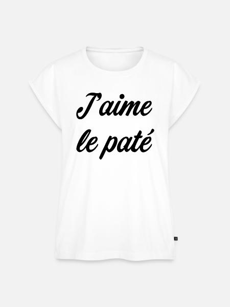 Ich liebe den Paté - Frauen Premium Bio Top - Weiß