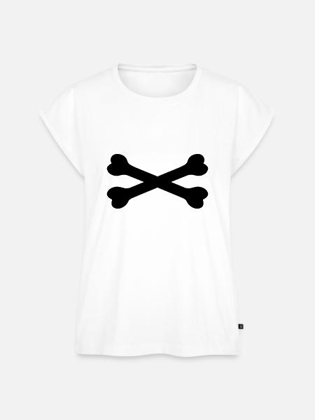 Knochen - Frauen Premium Bio Top - Weiß