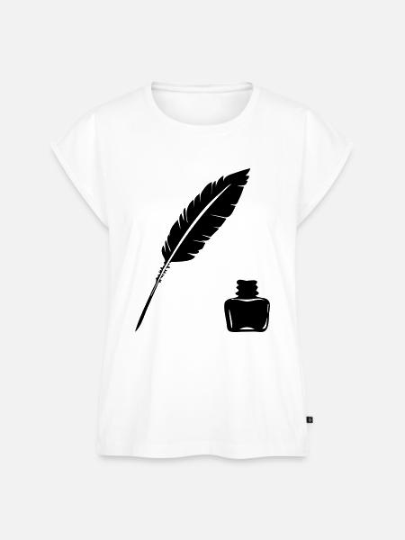Storywriter - Frauen Premium Bio Top - Weiß