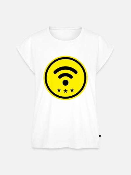 Wlan Internet - Frauen Premium Bio Top -