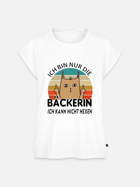 Bäckerin - Frauen Premium Bio Top - Weiß