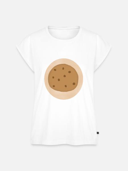Keks - Frauen Premium Bio Top - Weiß