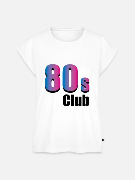 80s club - Frauen Premium Bio Top - Weiß