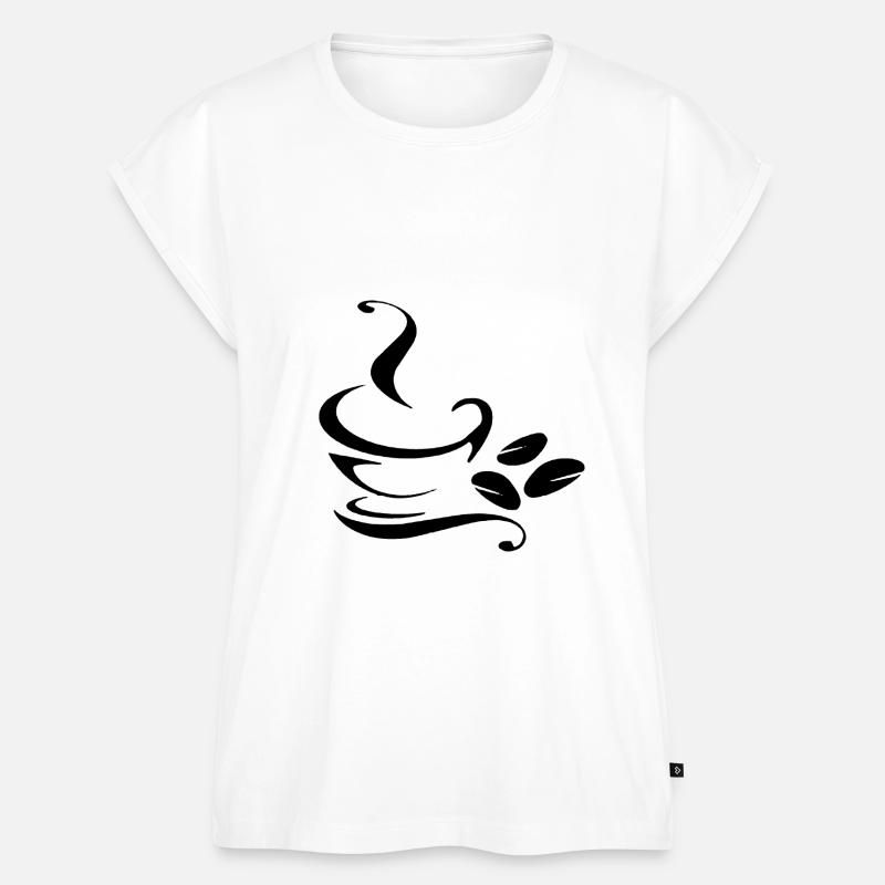 java mug - Women’s Premium Organic Top - white