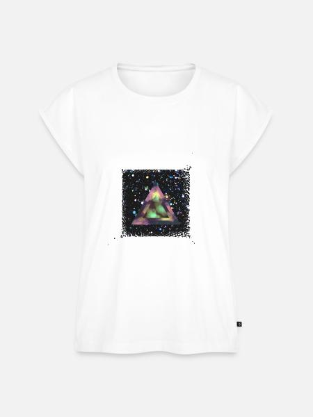 Galaxy Universum - Frauen Premium Bio Top - Weiß