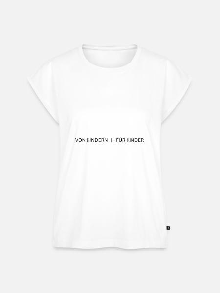 VON KINDERN FÜR KINDER - Frauen Premium Bio Top - Weiß