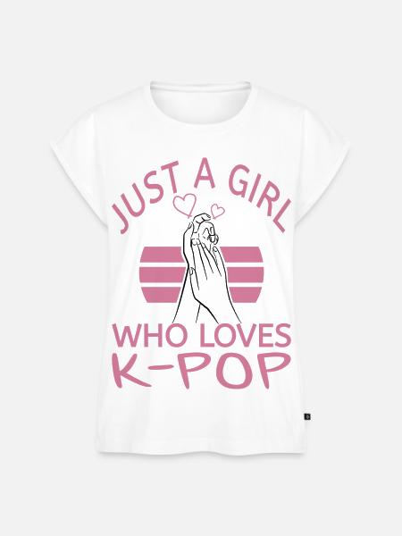 K-Pop - Frauen Premium Bio Top - Weiß