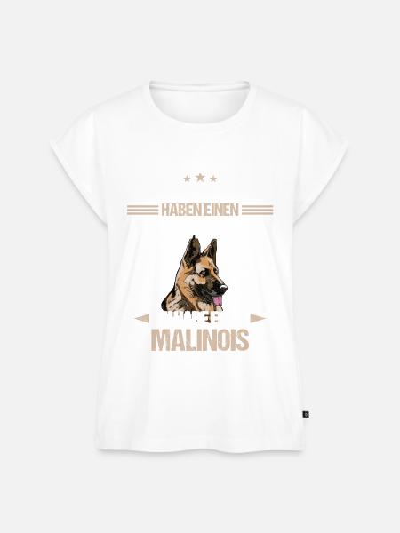 Malinois Hund Hundehalter - Frauen Premium Bio Top - Weiß