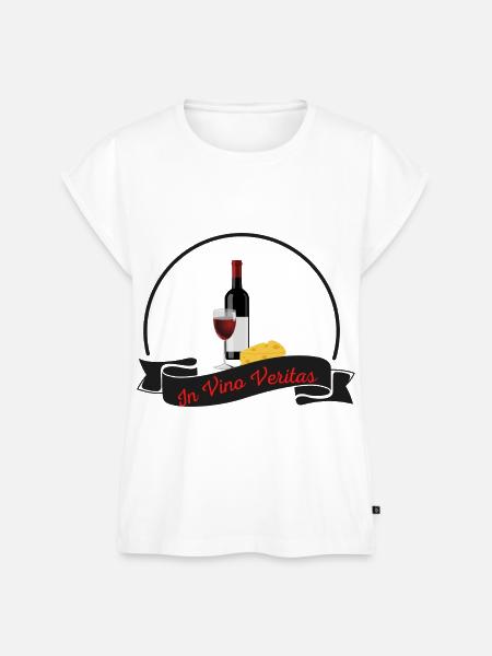 In vino Veritas - Frauen Premium Bio Top - Weiß