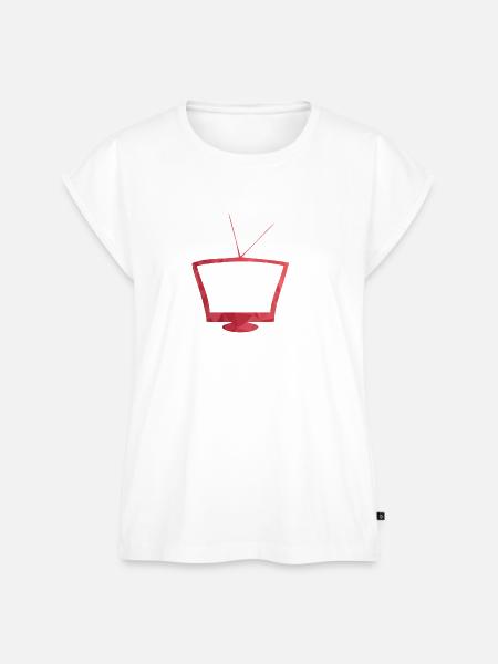 Red TV - Frauen Premium Bio Top - Weiß
