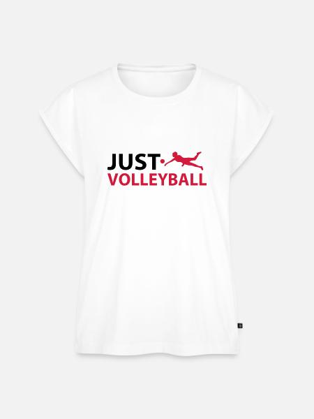Just Volleyball - Frauen Premium Bio Top - Weiß