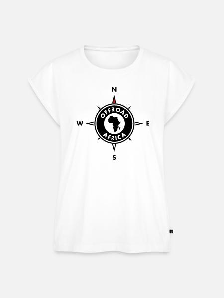 Offroad Compass Afrika - Frauen Premium Bio Top - Weiß