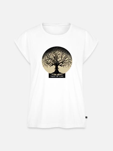 Baum des Lebens - Frauen Premium Bio Top - Weiß