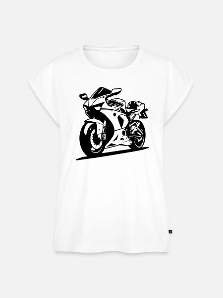 Sport-Bike - Frauen Premium Bio Top - Weiß