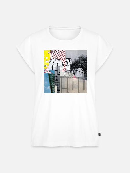 Collage deep in - Frauen Premium Bio Top -