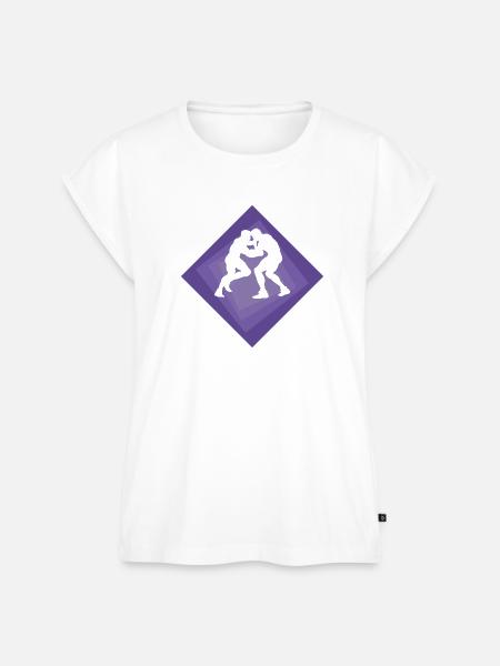 Wrestler Kampfsport - Frauen Premium Bio Top - Weiß