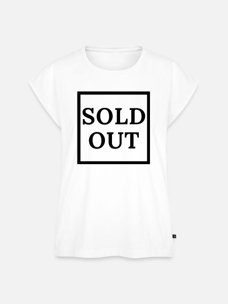 Sold Out - Frauen Premium Bio Top - Weiß