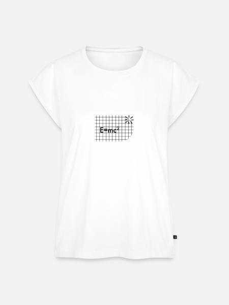 E=mc2 - Frauen Premium Bio Top - Weiß