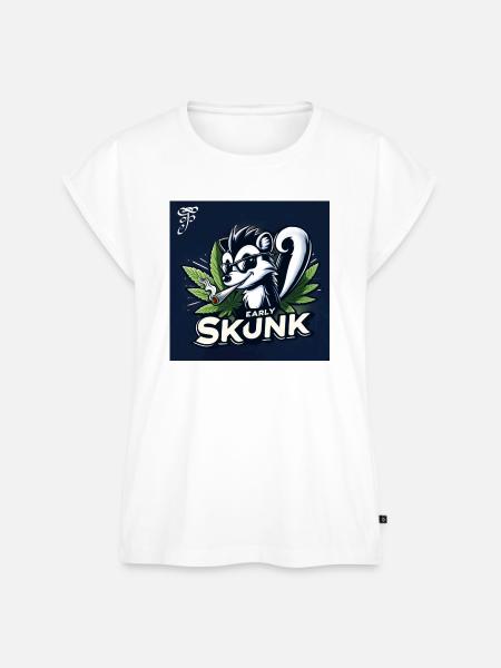 Young Early Skunk - Frauen Premium Bio Top - Weiß