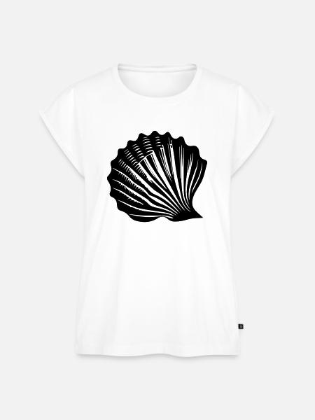 Muschel - Frauen Premium Bio Top - Weiß