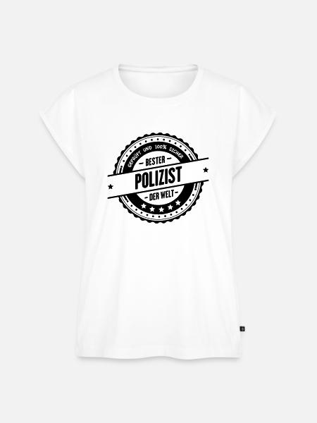 Bester Polizist - Frauen Premium Bio Top - Weiß