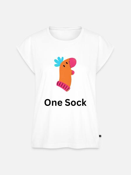 One Sock - Frauen Premium Bio Top - Weiß