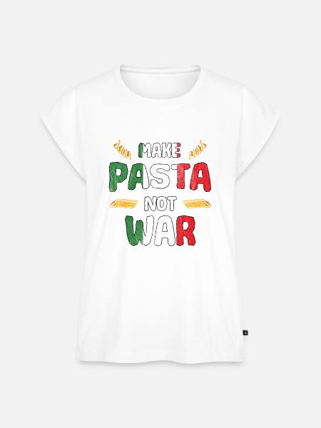 Pasta Pasta - Frauen Premium Bio Top - Weiß