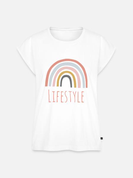 Lifestyle - Frauen Premium Bio Top - Weiß