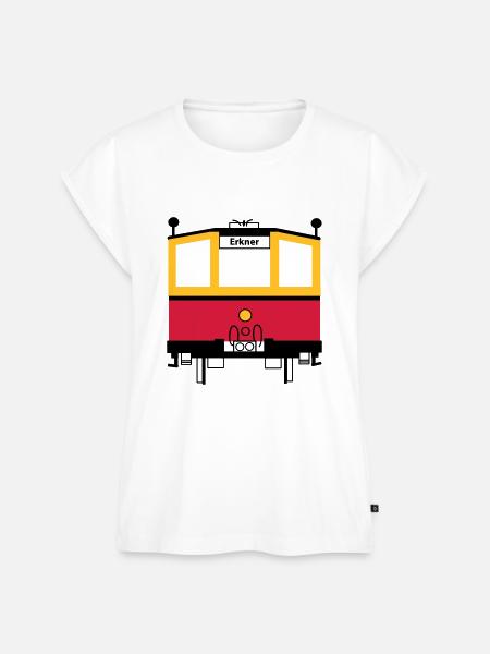 S-Bahn - Frauen Premium Bio Top - Weiß