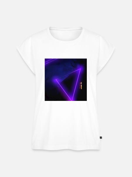 Purple Feeling #2 - Frauen Premium Bio Top - Weiß