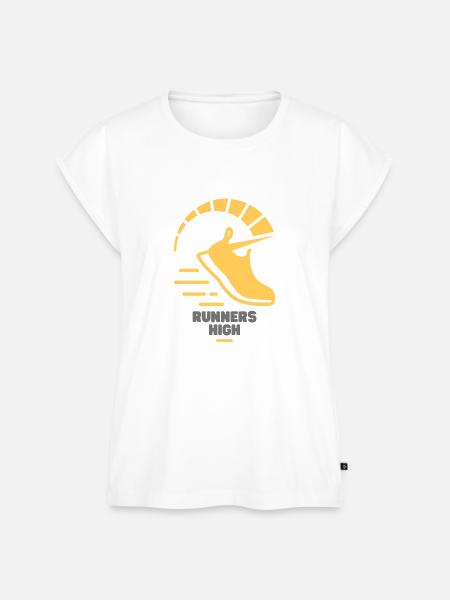 Runners High - Frauen Premium Bio Top - Weiß