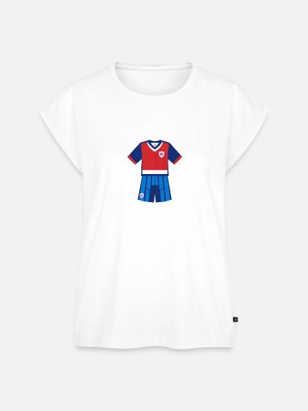 lustiger Spruch Fußball Trikot - Frauen Premium Bio Top - Weiß
