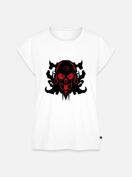 Cyber-Soldat - Frauen Premium Bio Top - Weiß