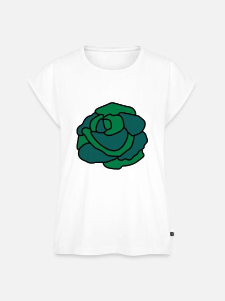 Salat - Frauen Premium Bio Top - Weiß