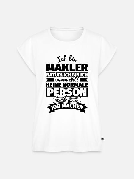 Makler Geschenke - Frauen Premium Bio Top - Weiß