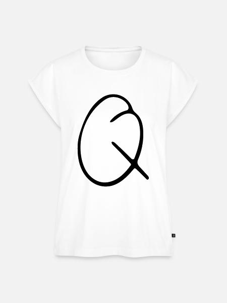Das Q - Frauen Premium Bio Top - Weiß