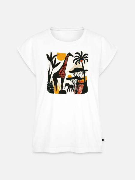 Afrikanische Savanne - Frauen Premium Bio Top -