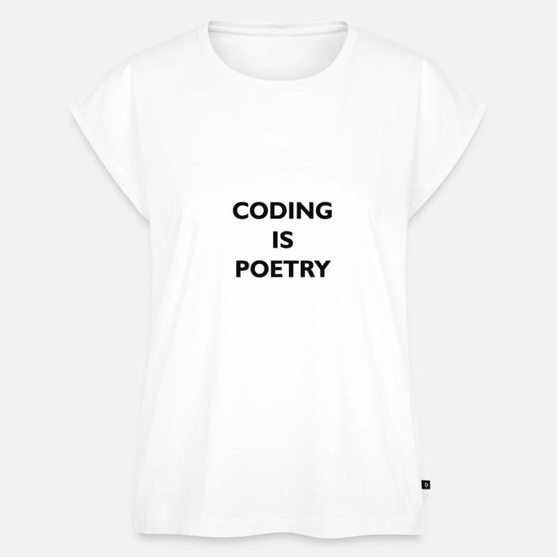 Encoding is densifying - Women’s Premium Organic Top - white