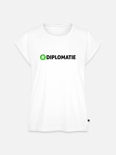 Diplomatie - Frauen Premium Bio Top - Weiß