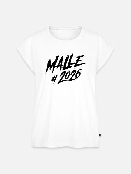 Malle 2026 Mallorca Team - Frauen Premium Bio Top - Weiß